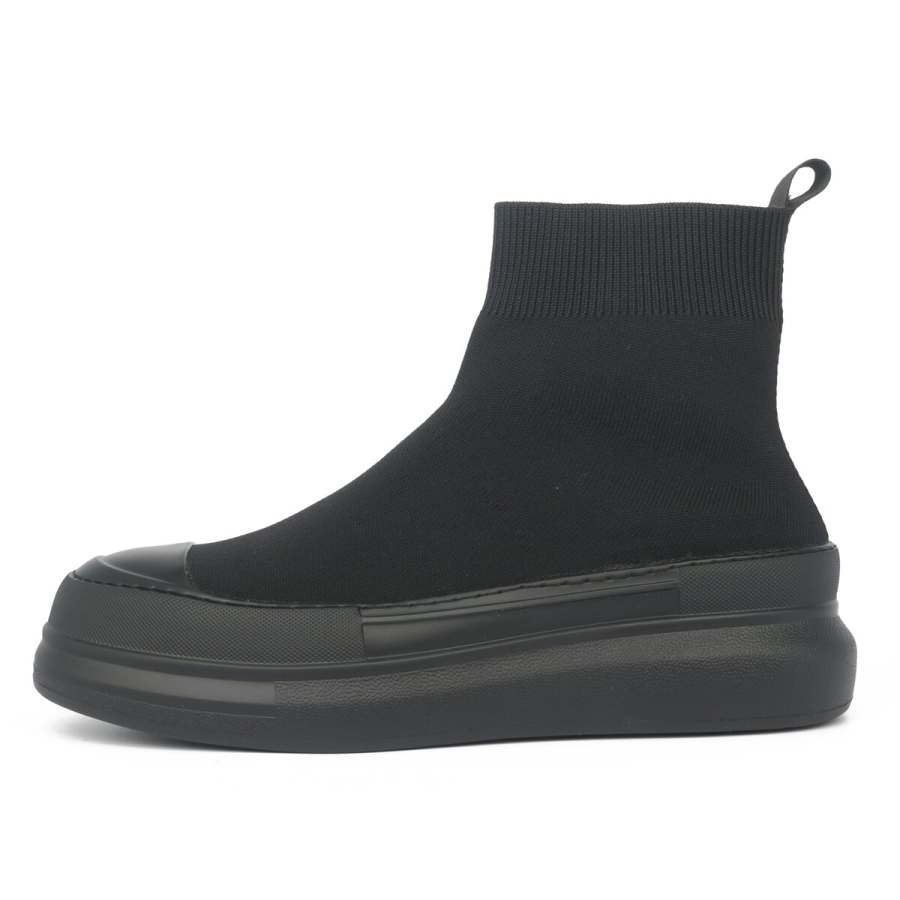 TIEKE TIEKE Mesh Ankle Boots Men's Black