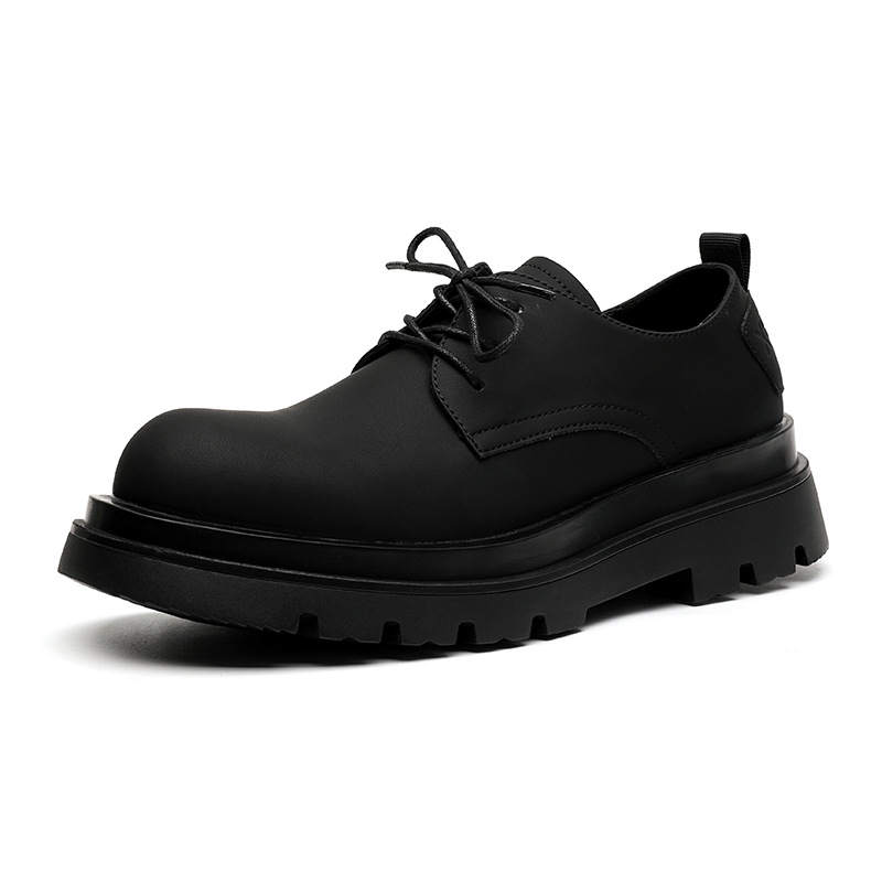 V ZERO FIVE V ZERO FIVE Microfiber Leather Casual Shoes Men's Matte Black