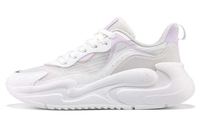 361° Yunshu Platform Breathable Lightweight Breathable And Lightweight Low top Casual Shoes Women's Micro Grape Purple