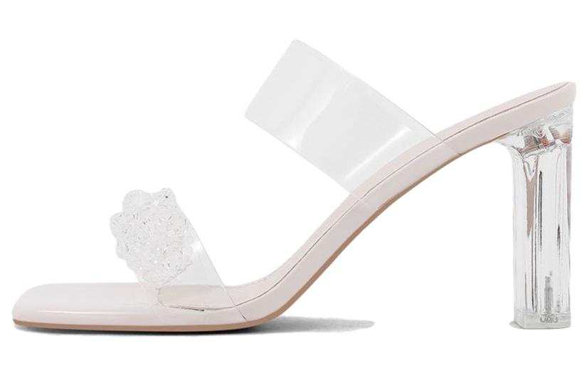 CAMEIDO Abrasion Resistant Abrasion Resistant Slide Slippers Women's Beige