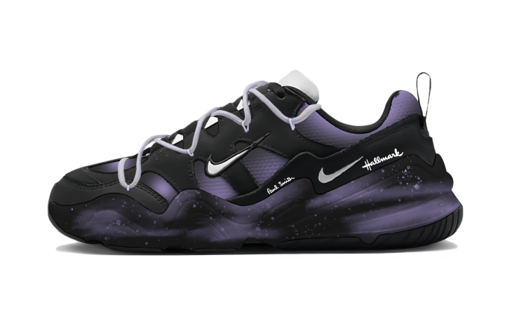 Nike Nike Tech Hera Purple Bubbles Low top Casual Shoes Unisex Purple