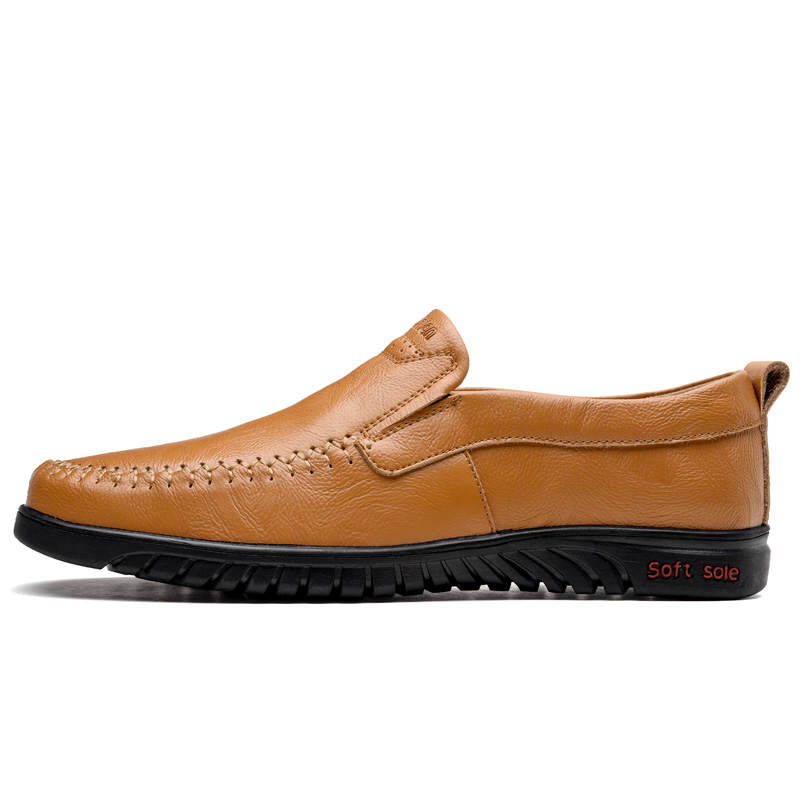 CITONGXIANSHENG Cow Split Leather Casual Shoes Men's
