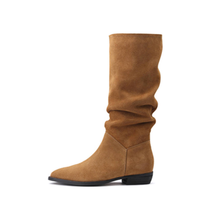 Lanza Knee High Boots Women's Vintage Brown/Light Khaki
