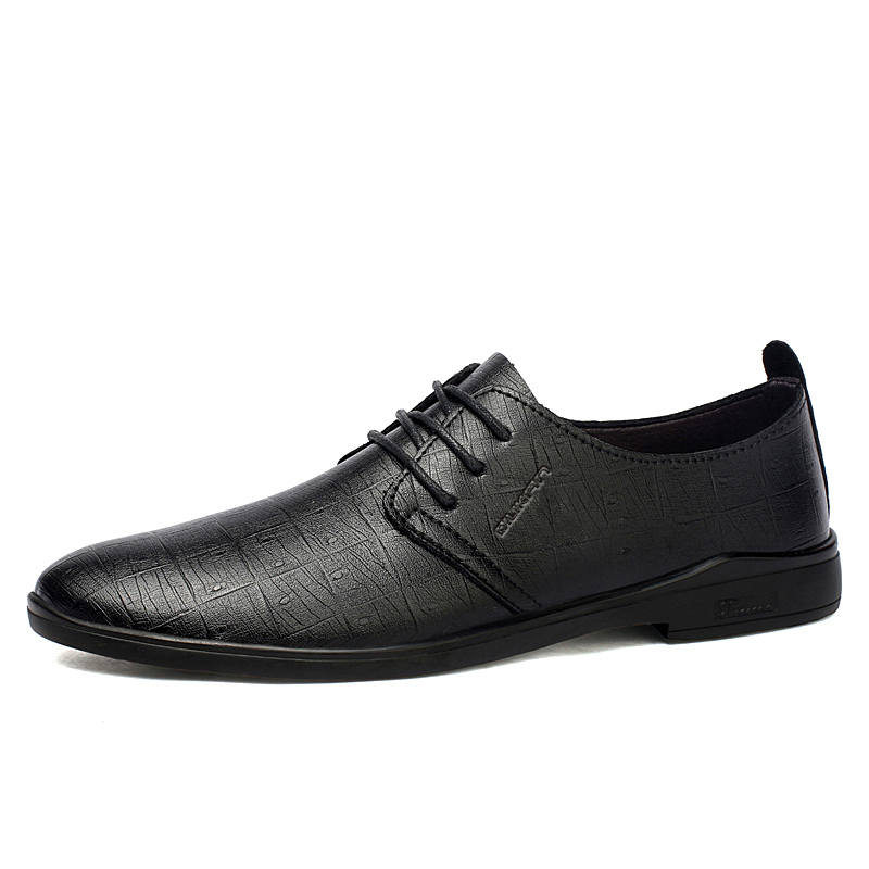 DILIKAN Dress Shoes Men's Low Top Black/Brown