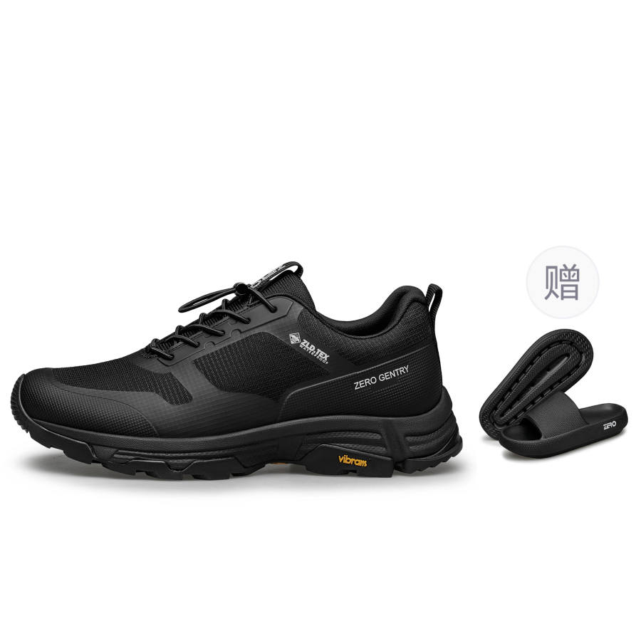 ZRO Casual Shoes Men's Low Top Black