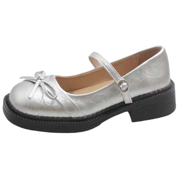Alxnan Chunky Heel Mary Jane Shoes Women's