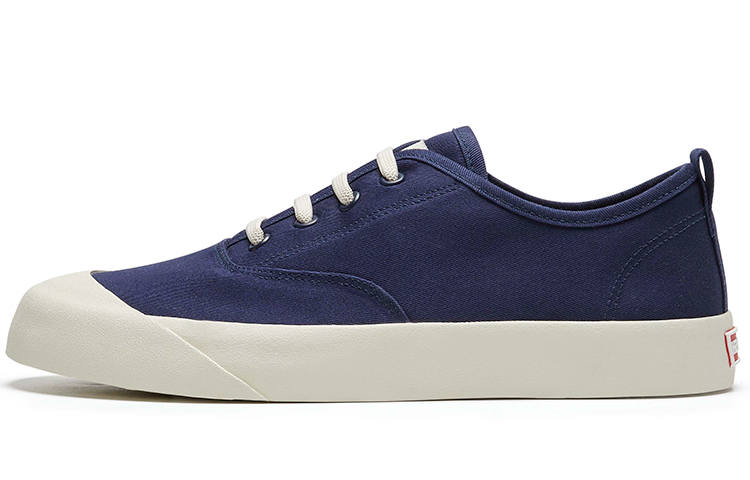 Rockfish Canvas Shoes Women's Low Top Marine Blue/Ecru