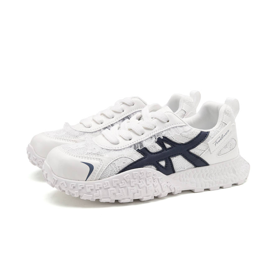 FOXER Abrasion Resistant Abrasion Resistant Low top Casual Shoes Women's White/Blue