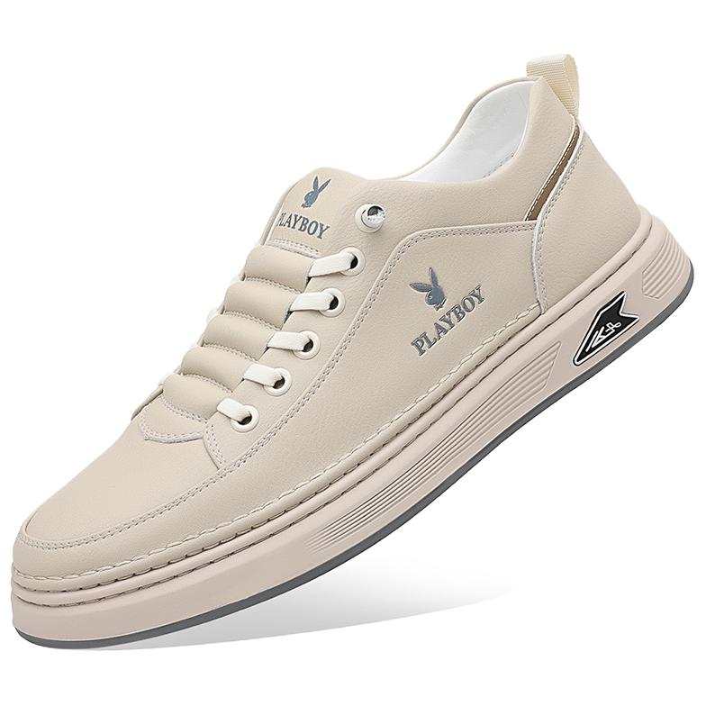 Playboy Cow Leather Low top Skateboard Shoes Men's