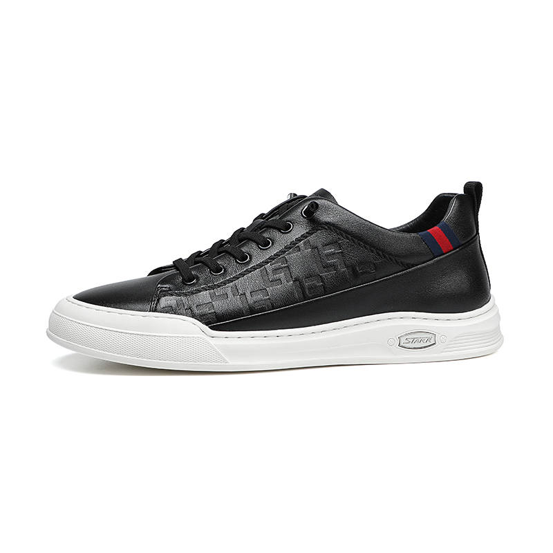 SEPTWOLVES Top Grain Cow Leather Low top Skateboard Shoes Men's HD