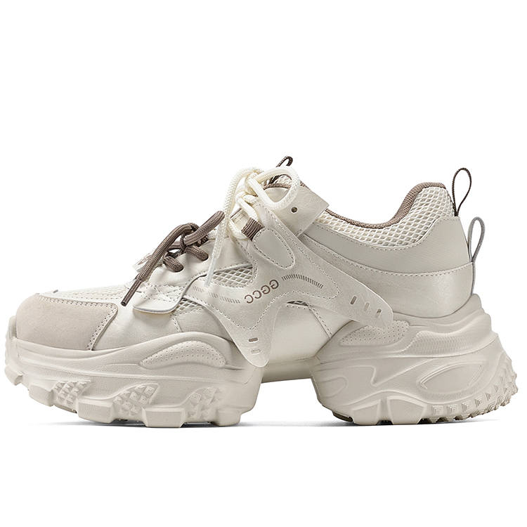 GG-CC GG CC Height Increasing Low top Vintage Chunky Sneakers Women's