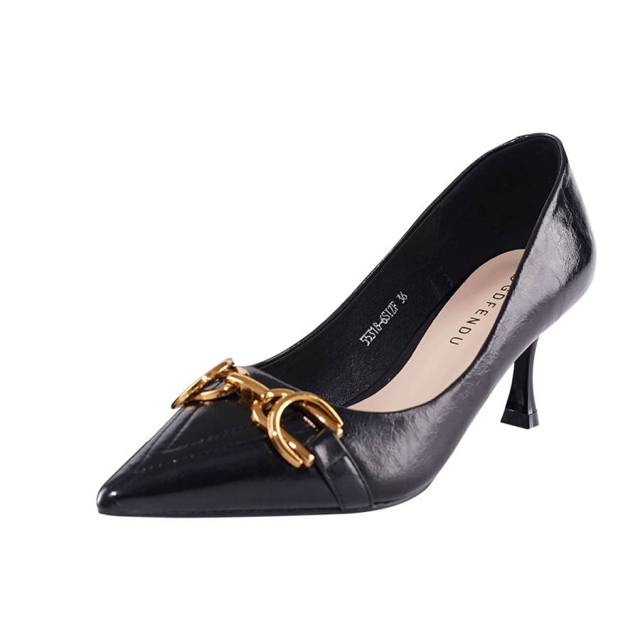 GUDIANFENGDU Slim Heel High Heels 6CM Women's