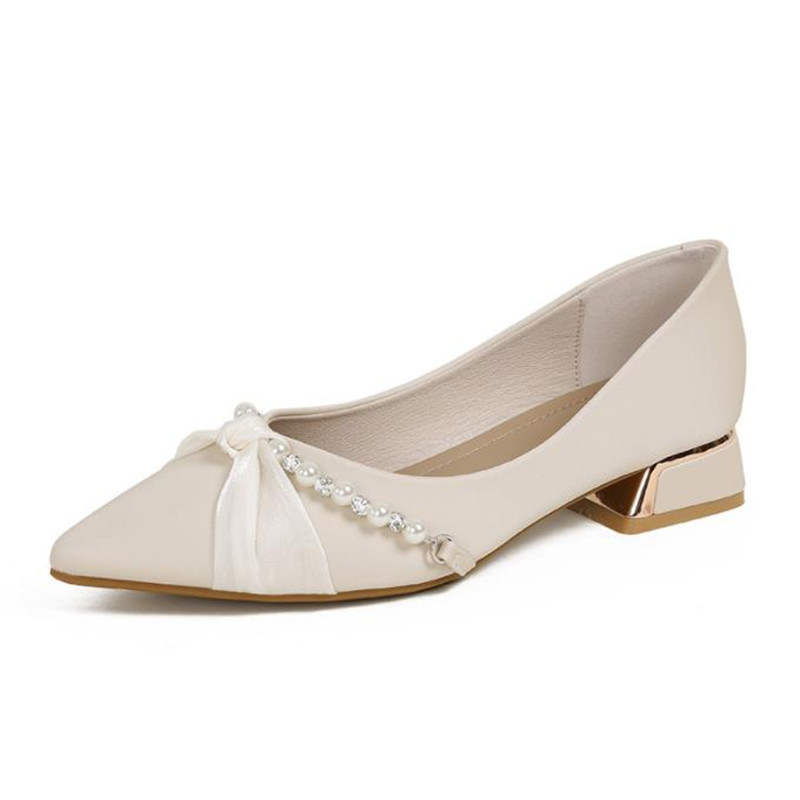 TATAYA Microfiber Leather Chunky Heel High Heels Women's