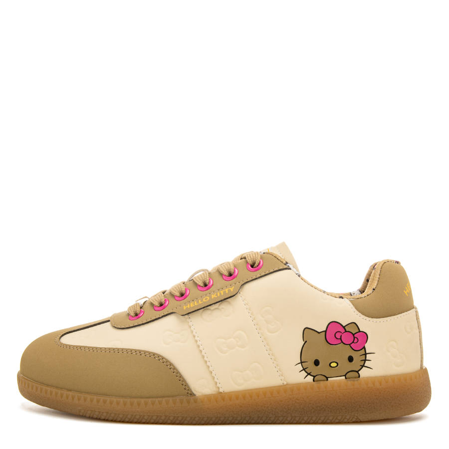 Sanrio x Hello Kitty Abrasion Resistant Lightweight Wear resistant And Lightweight Low top German Army Trainers Women's