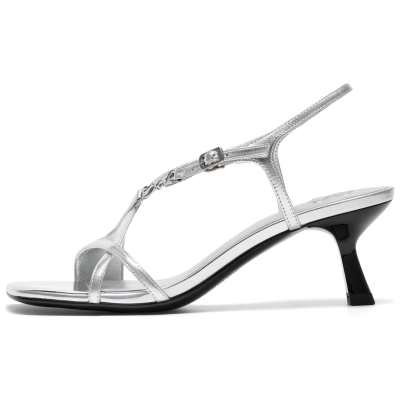 Joypeace Starlink Fantasy Cow Leather Slim Heel High Heels 6CM Women's