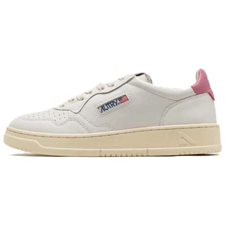 AUTRY Leather Low top Skateboard Shoes Women's White