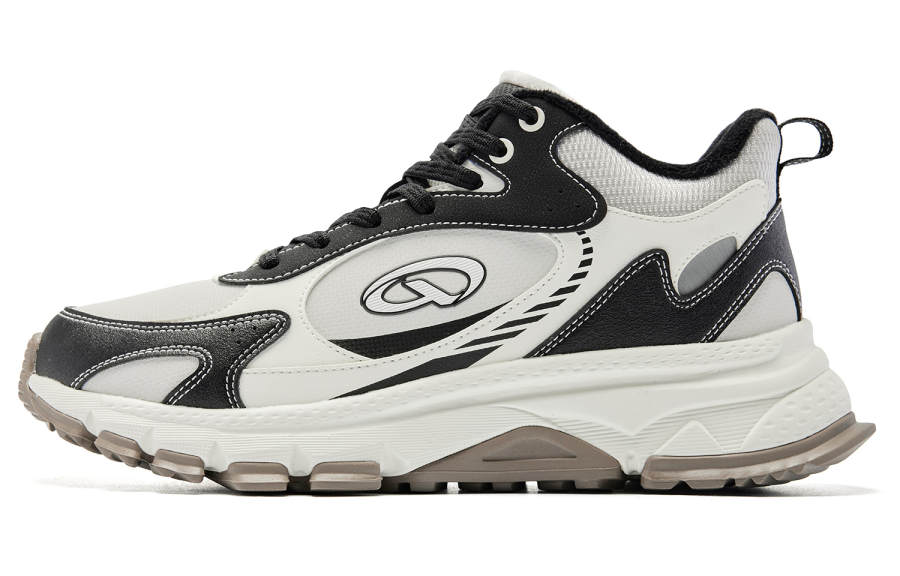 QIAODAN Cushioning Slip Resistant Abrasion Resistant Breathable Coverage Height Increasing Thermal Low top Casual Shoes