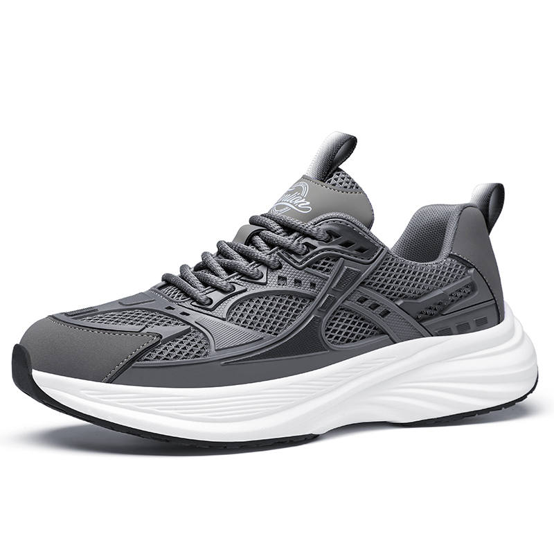 Tonlion Fabric Breathable Low top Casual Shoes Men's Gray