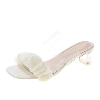 CAOT Slide Slippers Women's Apricot/White