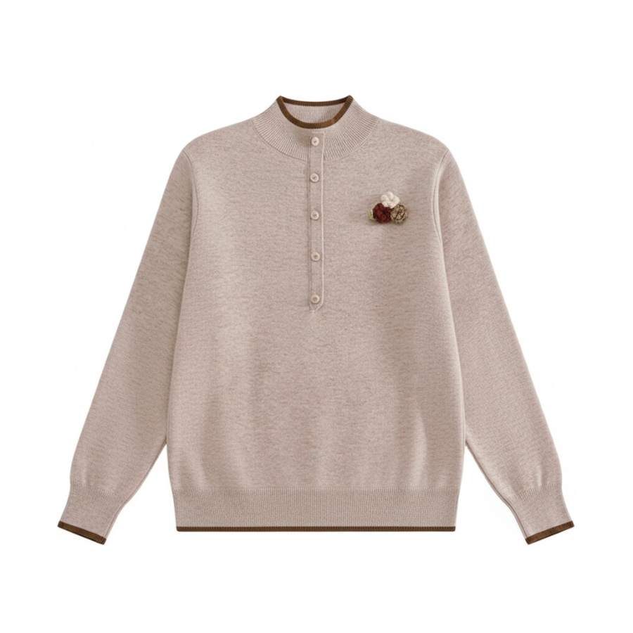 Hodo Knitwear Women's Half Turtleneck Thickened