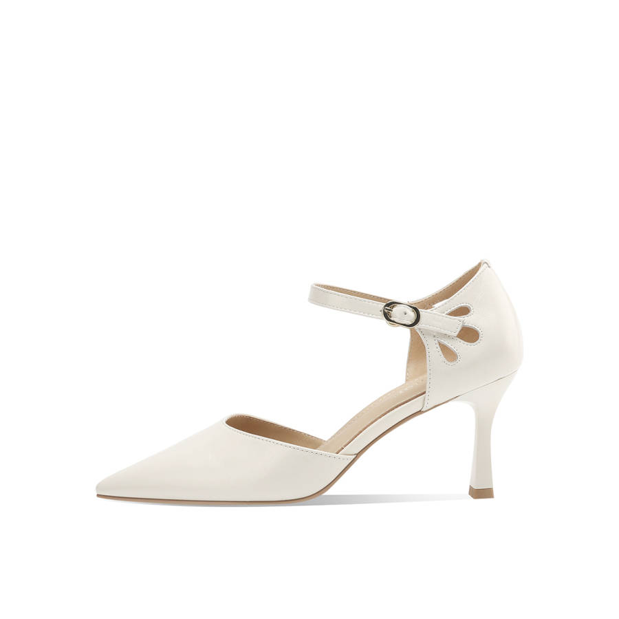 BOERDIQI Cow Leather Slim Heel High Heels Women's