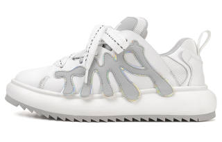 PMT Casual Shoes Unisex Low Top White Gray