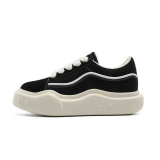 Cleverneonmore Lightweight Height Increasing Lightweight Height Increasing Low top Skateboard Shoes Unisex Black