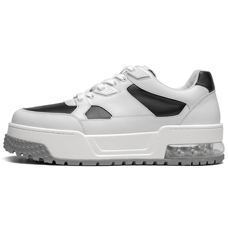 ROBERTA DI CAMERINO Cow Leather Height Increasing Low top Skateboard Shoes Men's