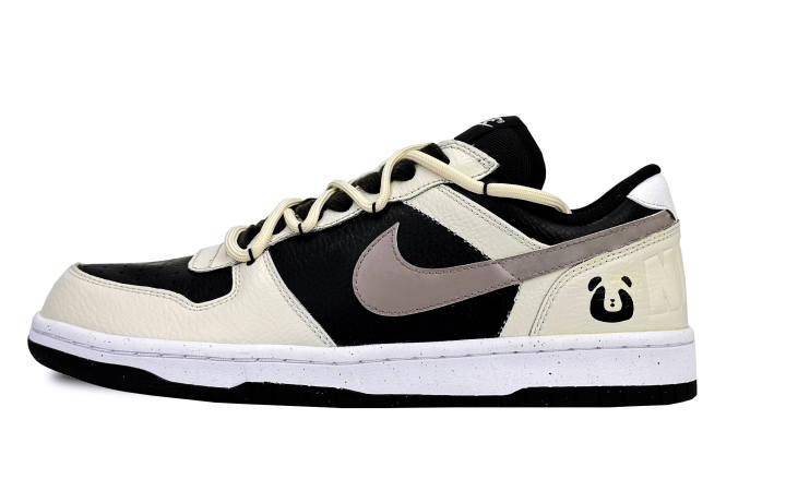 Nike Nike Big Abrasion Resistant Slip Resistant Low top Skateboard Shoes Men's Black Pink Beige