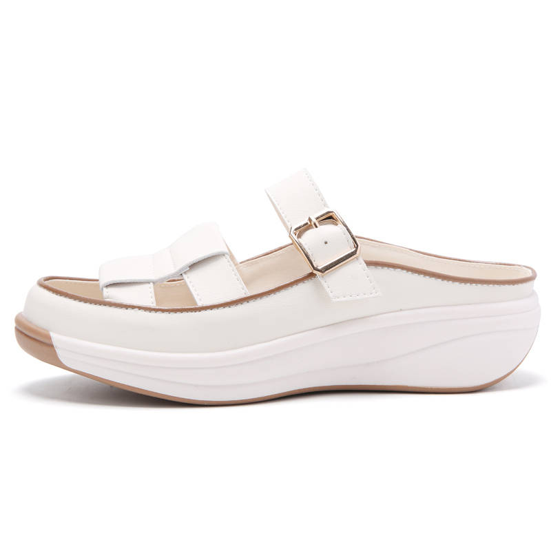 Reivantix Reivanti Slip Resistant Slide Slippers Women's Beige