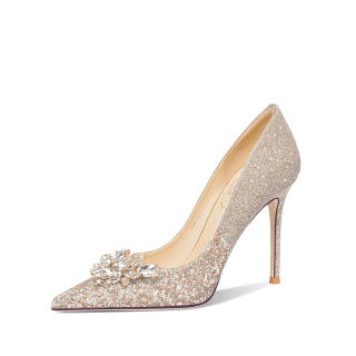 Holy Rose The Joy Of The Heart Commemoration High Heels Women's Gold