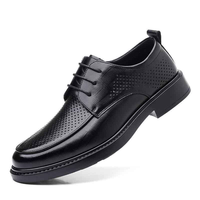 Mulinsen Dress Shoes Men's Low Top Black/Tea Brown