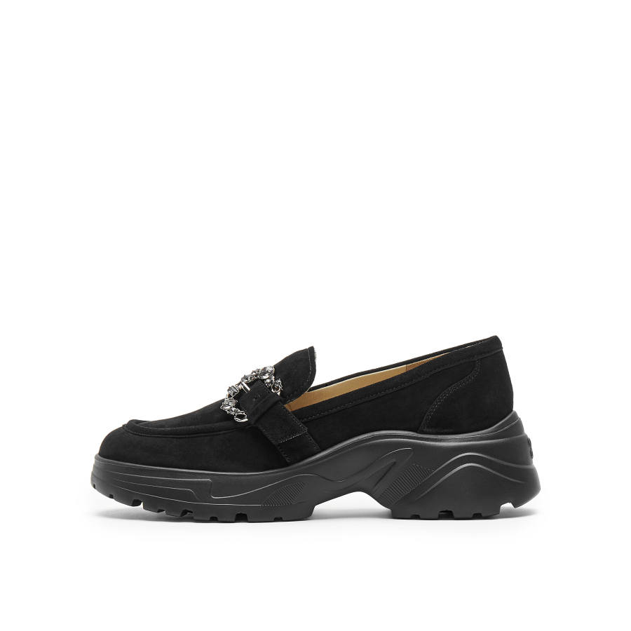 Joypeace Spring Latte Sheepskin Loafers Women's