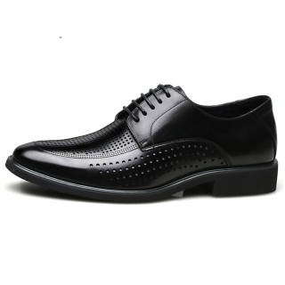 KAIMALONG Cow Leather Dress Shoes Men's Black