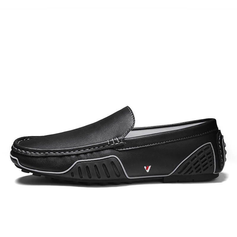 YALU Gommino Loafers Men's Sand/White/Black