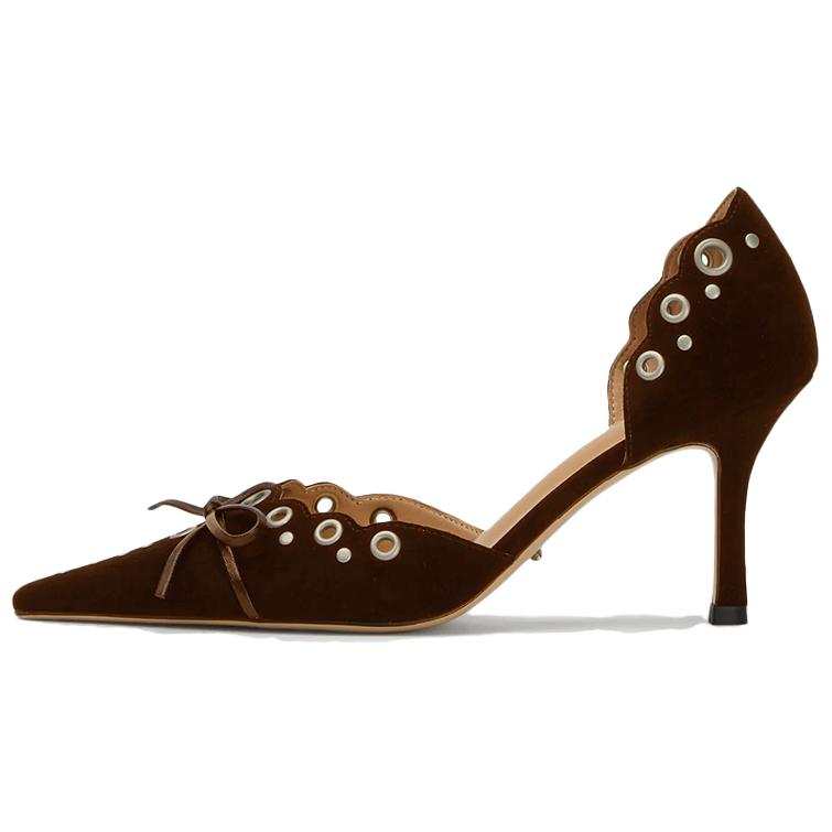 Tony Bianco Slim Heel High Heels 8cm Women's Coffee