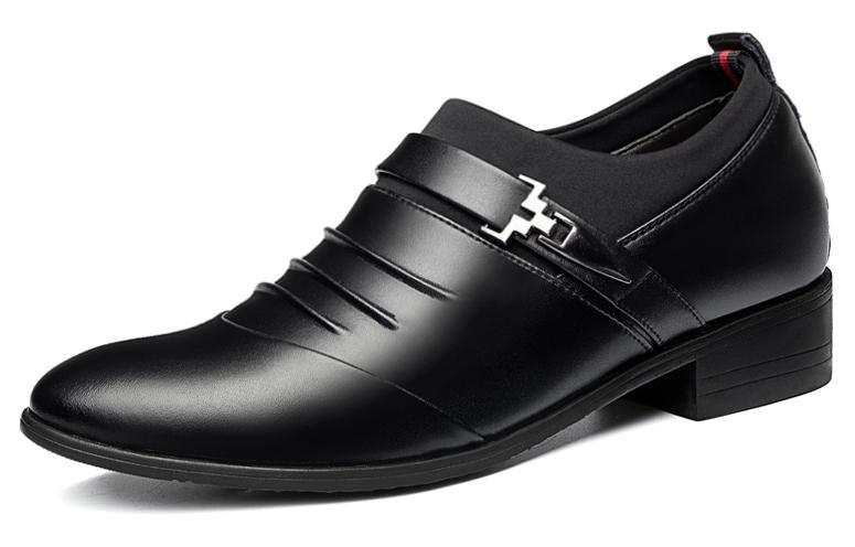 Shanpijiang Cow Split Leather Dress Shoes Men's