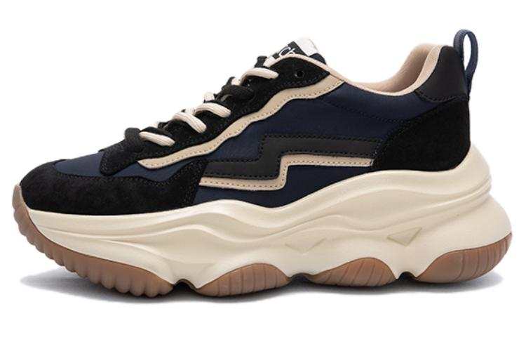 Satchi Fabric Abrasion Resistant Abrasion Resistant Low top Casual Shoes Women's Blue Black