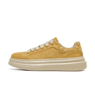 U.S. POLO ASSN. Synthetic Leather Low top Skateboard Shoes Men's Yellow