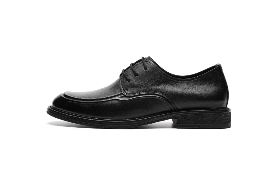 AOKANG Casual Leather Shoes Men's Black