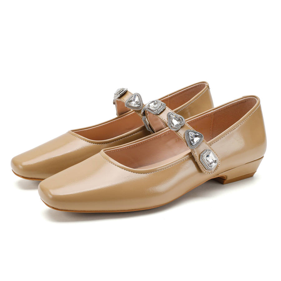 FOXER Chunky Heel Mary Jane Shoes Women's