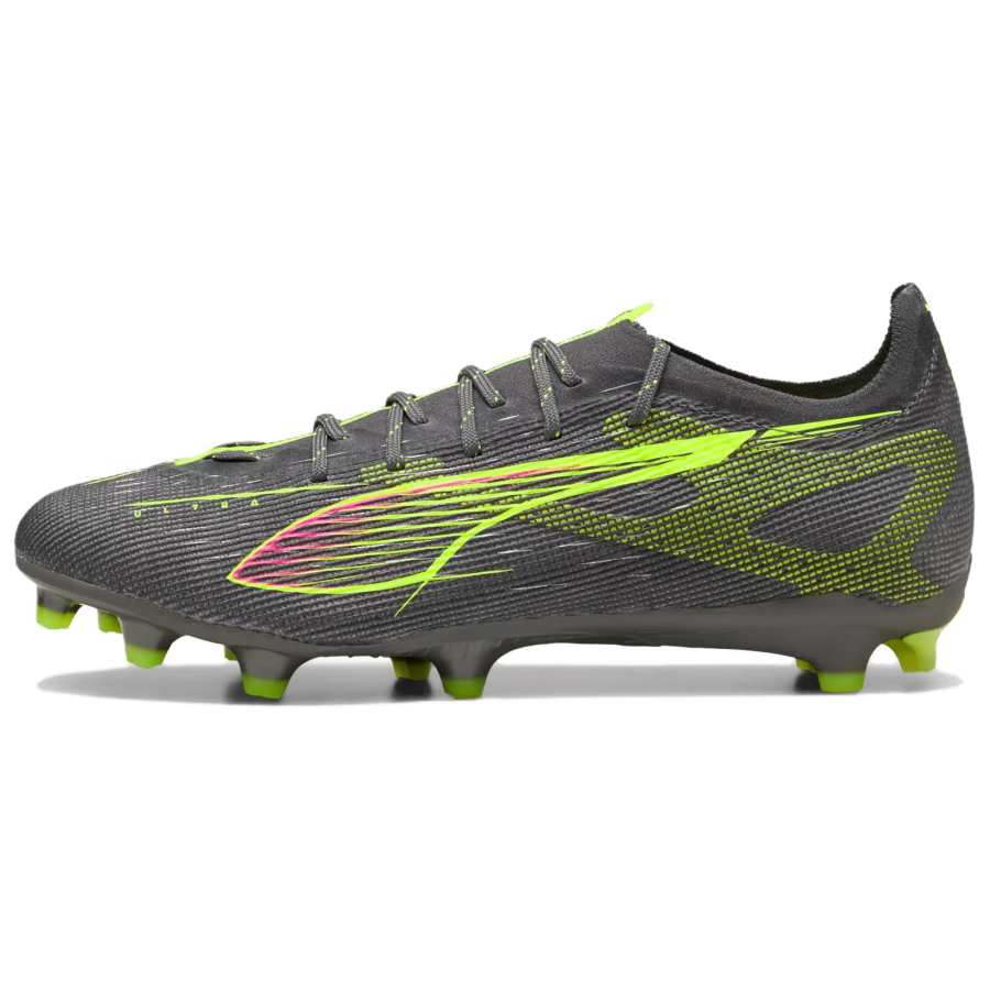 PUMA Ultra 5 Pro Soccer Shoes Men's Silver Yellow