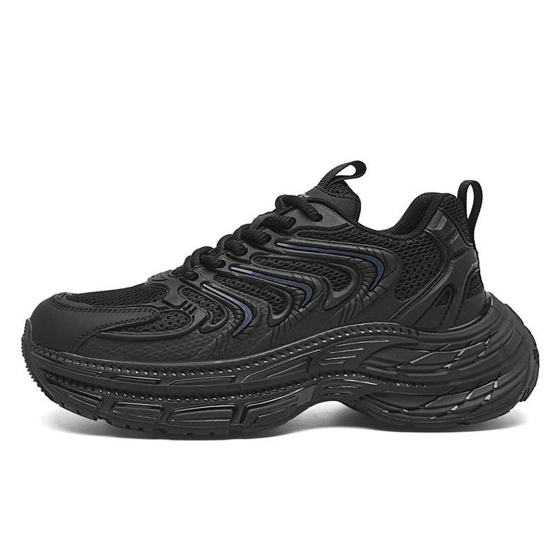 SEPTWOLVES Cushioning Height Increasing Abrasion Resistant Slip Resistant Low top Chunky Sneakers Men's