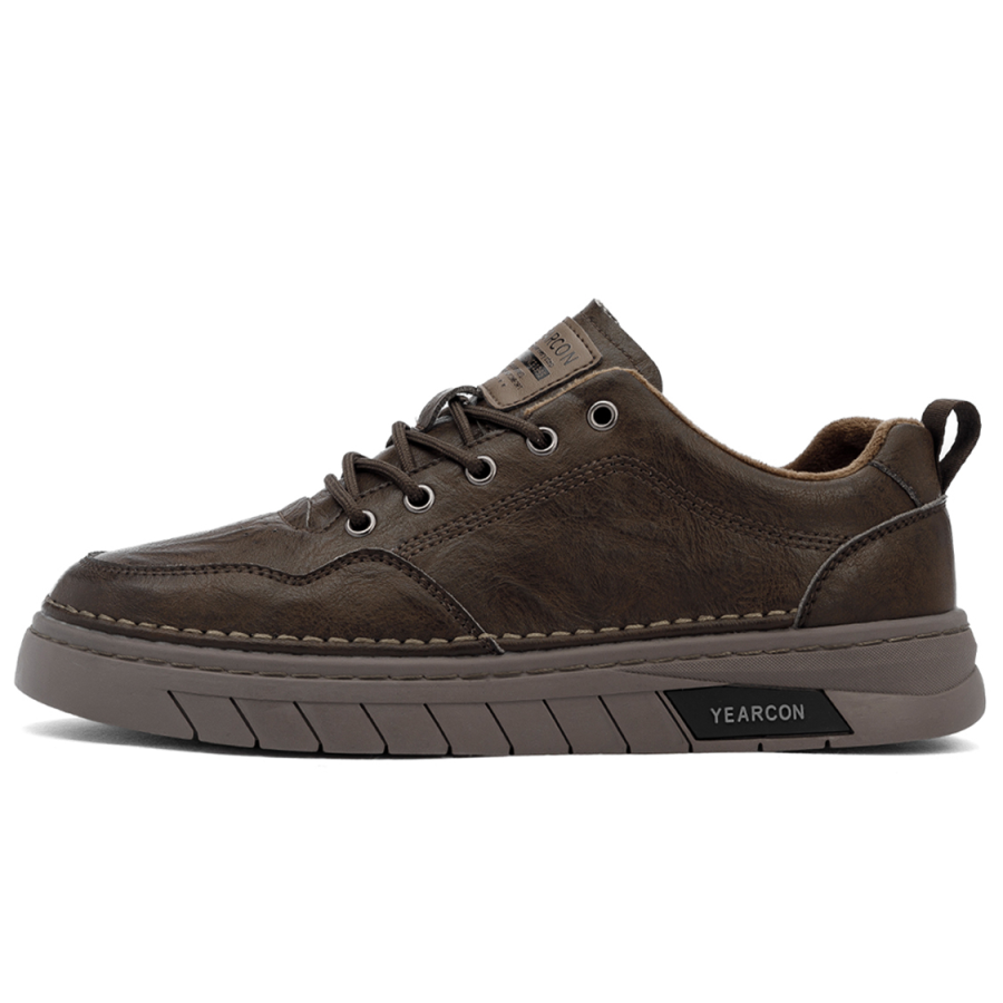 YEARCON YEARCON Leather Low top Skateboard Shoes Men's