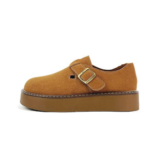 La Chapelle Cork Platform Birkenstock Shoes Casual Shoes Women's Chestnut