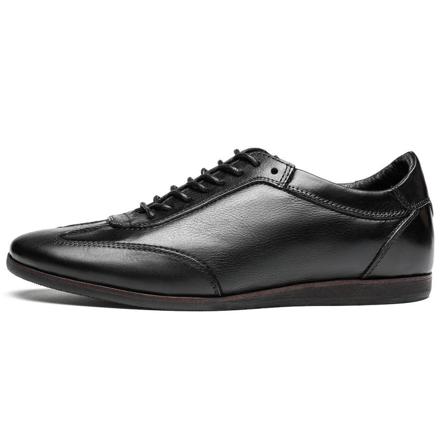 DIENGRLEY Men's Casual Shoes Men's Low Top Brown/Black