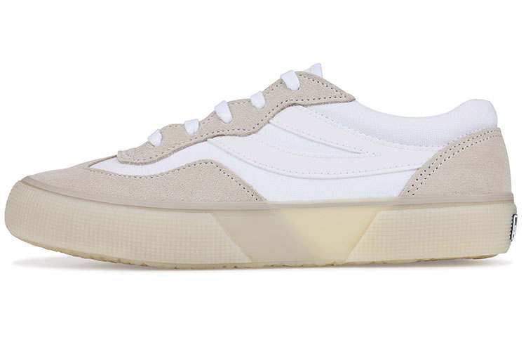 SUPERGA Low top Skateboard Shoes Unisex White Gray
