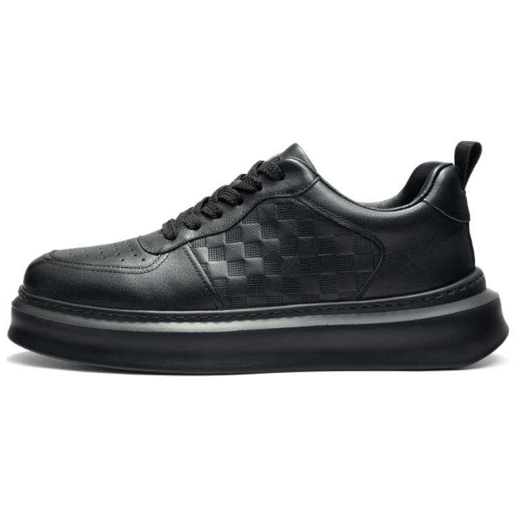 HARSON HARSON Cow Leather Low top Skateboard Shoes Men's White