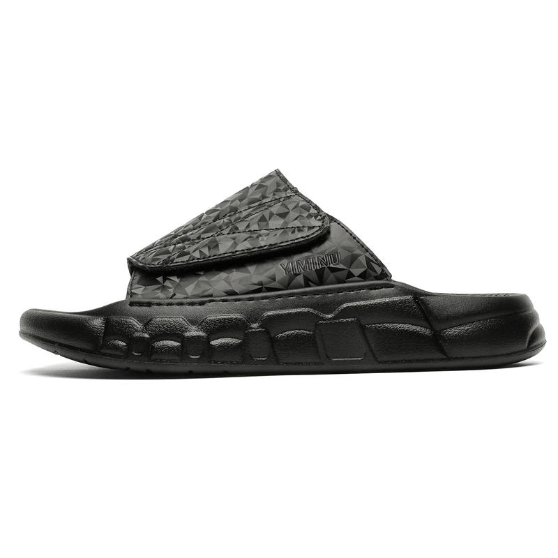 YIMINU Slide Slippers Men's Black