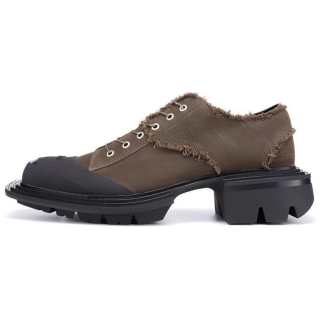 Untitlab #11 Reel Derbies Army Green Low top Platform Shoes Unisex Army Green